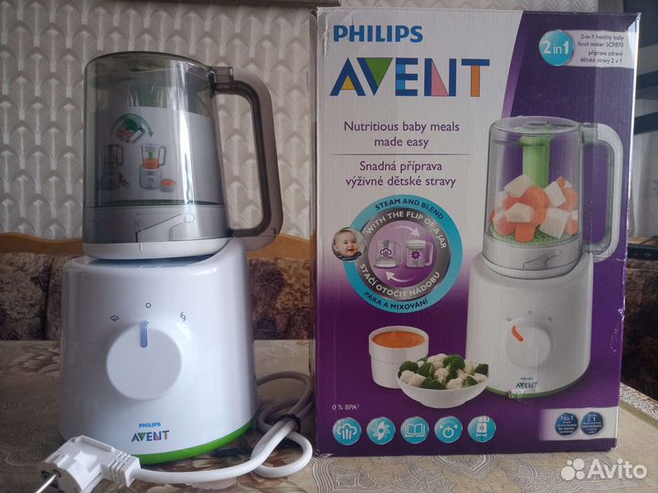 Новая пароварка блендер Philips Avent 2 в 1