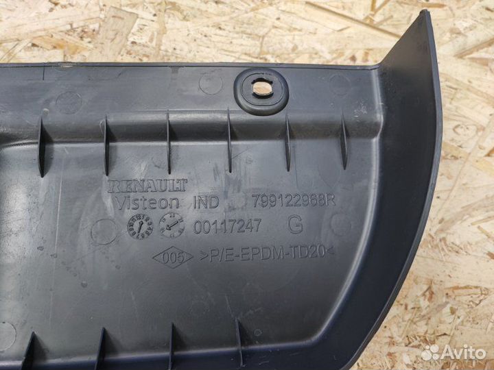 Обшивка багажника задняя левая Renault Dokker