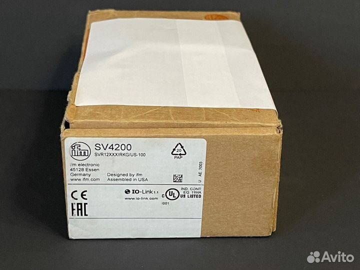 Датчик IFM SV4200 SVR12xxxirkg US-100 новый, 1 шт