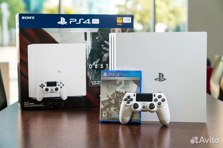 Sony PS4 PRO White+игра в подарок
