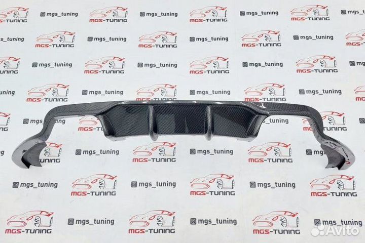 Задний диффузор BMW X5M F85 Hamann Style карбон