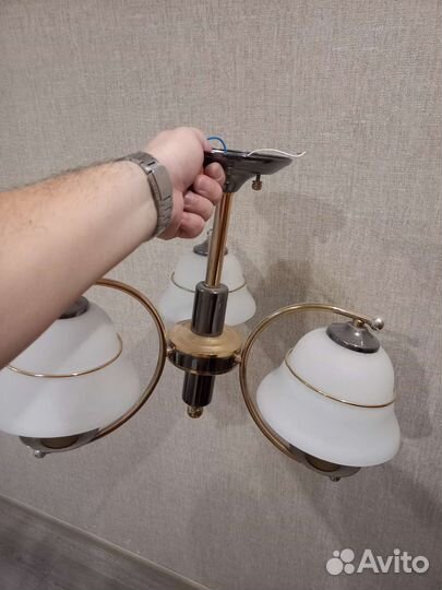 Люстра 3х рожковая