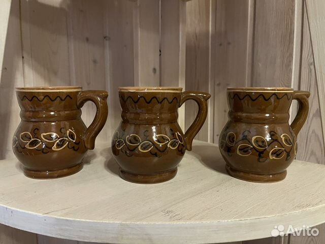 Керамика СССР набор из 3х кружек