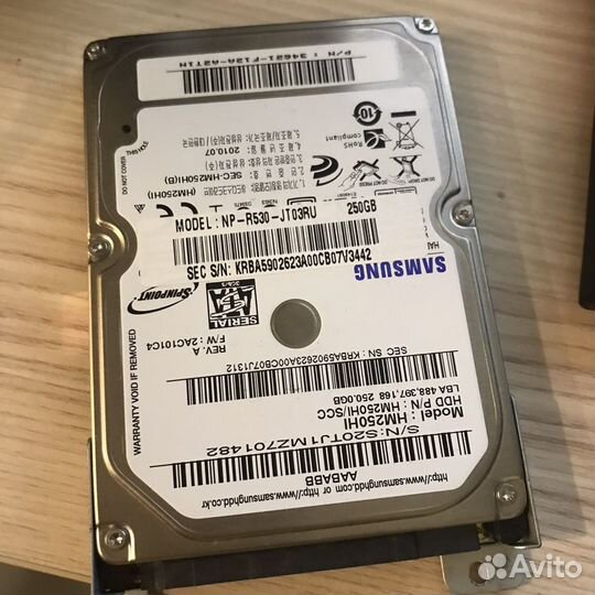 Hdd 250gb для ноутбука