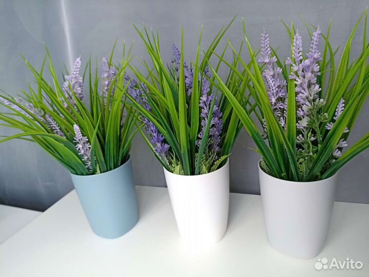 Лаванда + осока искусственная