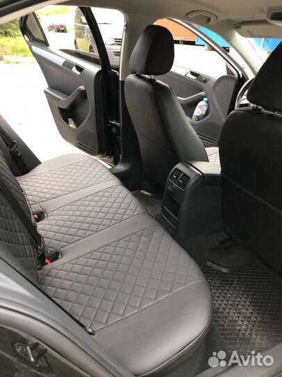 Чехлы VW Jetta Экокожа ромб Автопилот