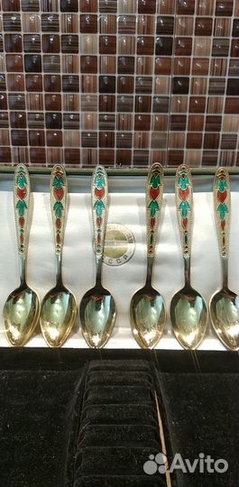 Набор серебряных ложек СССР