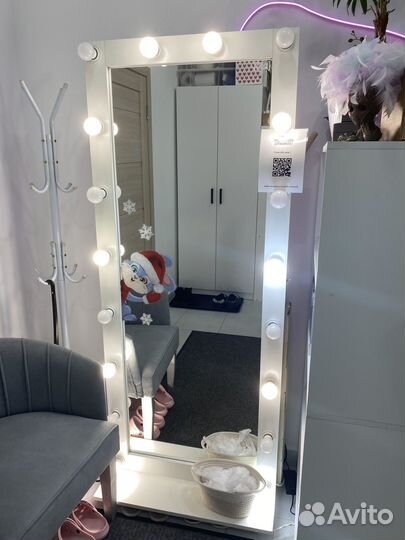 Зеркало с подсветкой в полный рост бу