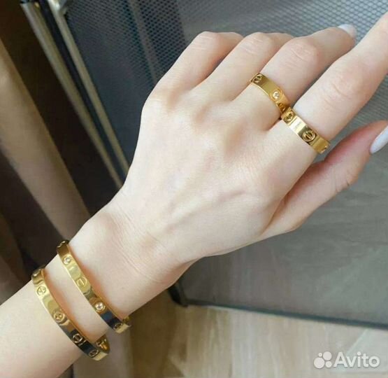 Cartier кольцо браслет