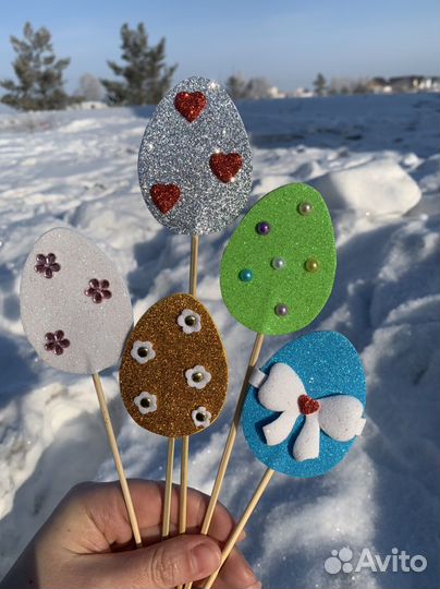 Пасхальные топперы