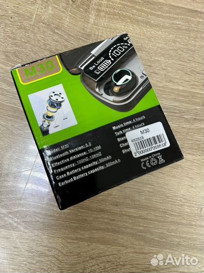 Беспроводные Наушники TWS M30 с Power Bank