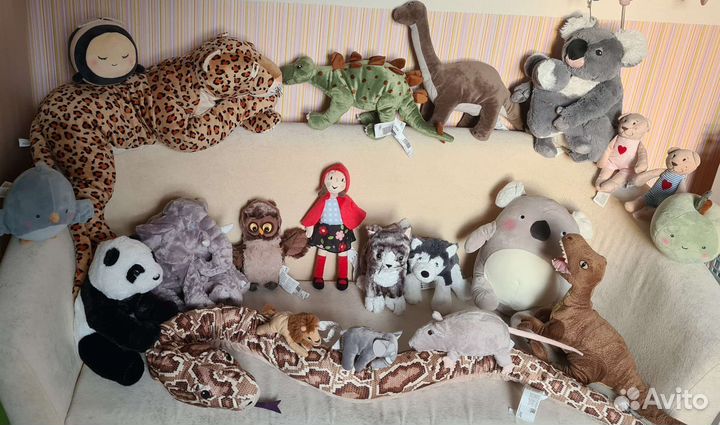 IKEA, H&M новые мягкие игрушки, оригиналы