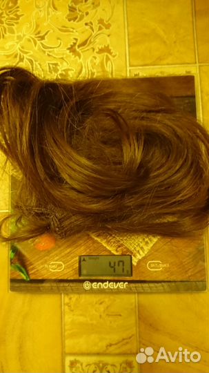 Волосы натуральные славянка срез