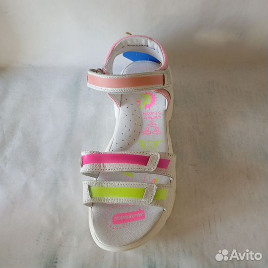 Новые летние сандалии для девочек тм Котофей р.37