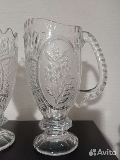 Хрустальная ваза и кувшин Югославия