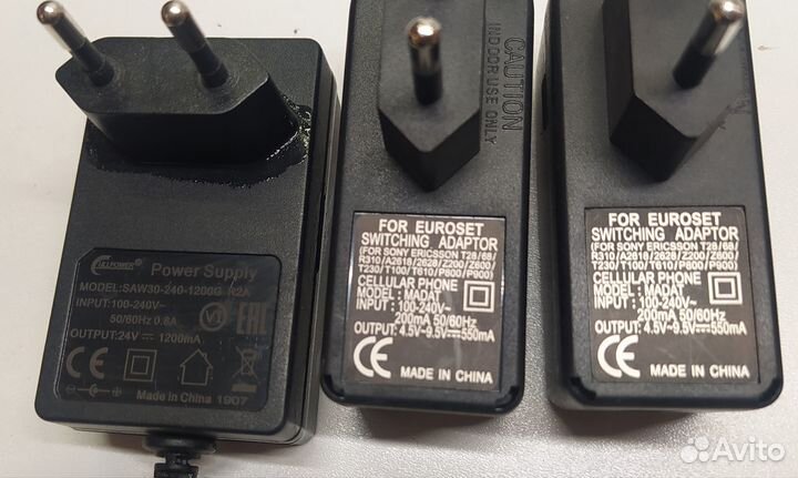 Блоки питания 5v,9v,12v,19v,24v,48v на разные токи