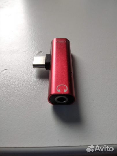 Аудио адаптер USB Type C на jack 3,5 мм + зарядка