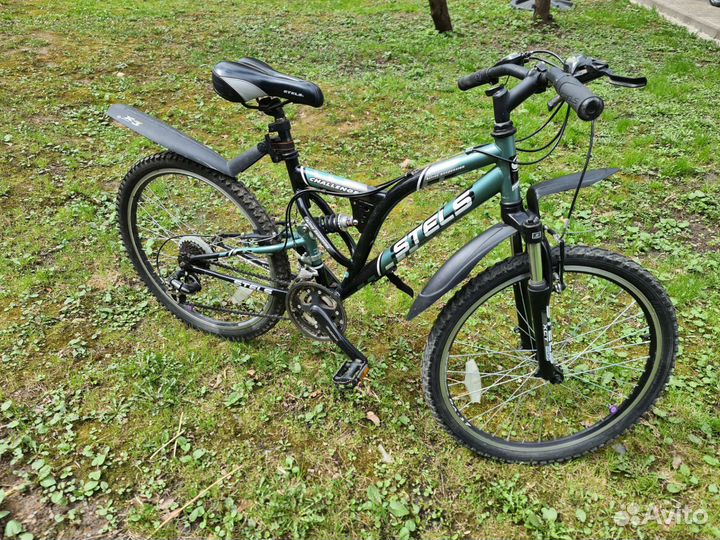 Подростковый велосипед двухподвес Stels