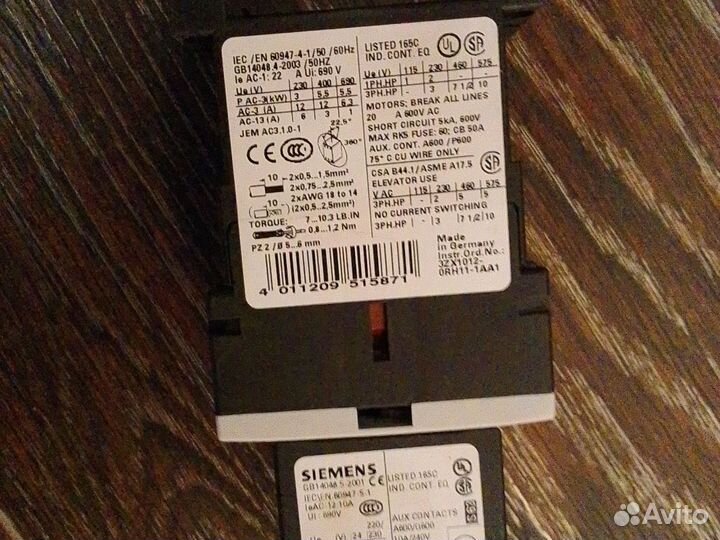 Siemens 3rt1017-1bb44-3ma0