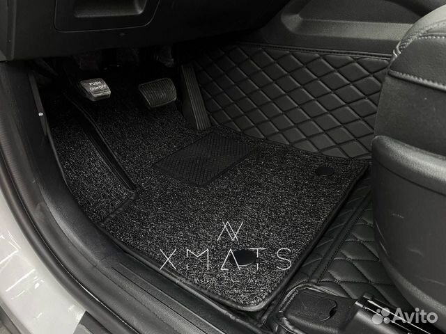 3D коврики из экокожи для KIA Sorento MQ4 7 мест