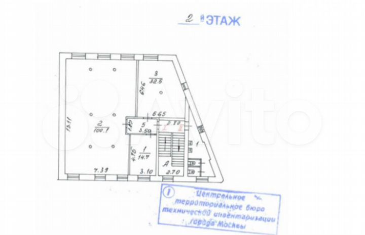 Аренда офиса 733 м2 м. Электрозаводская в вао