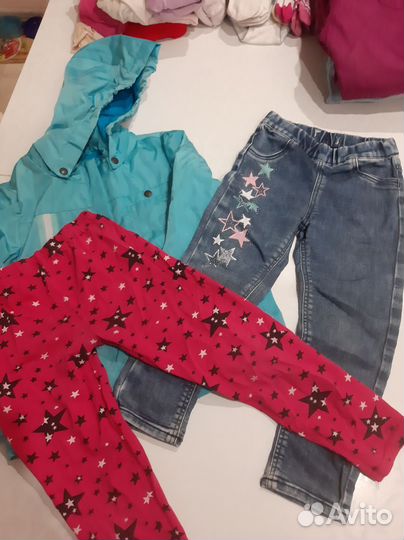 Вещи пакетом на девочку 98-104
