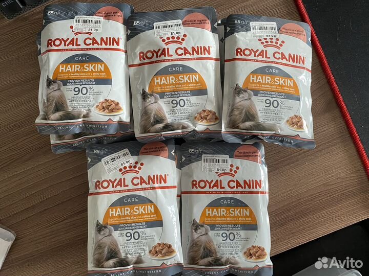 Royal canin Hair skin, влажный корм, паучи