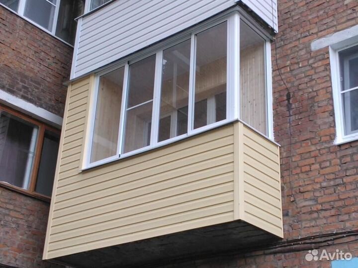 Балкон остекление в пятиэтажку