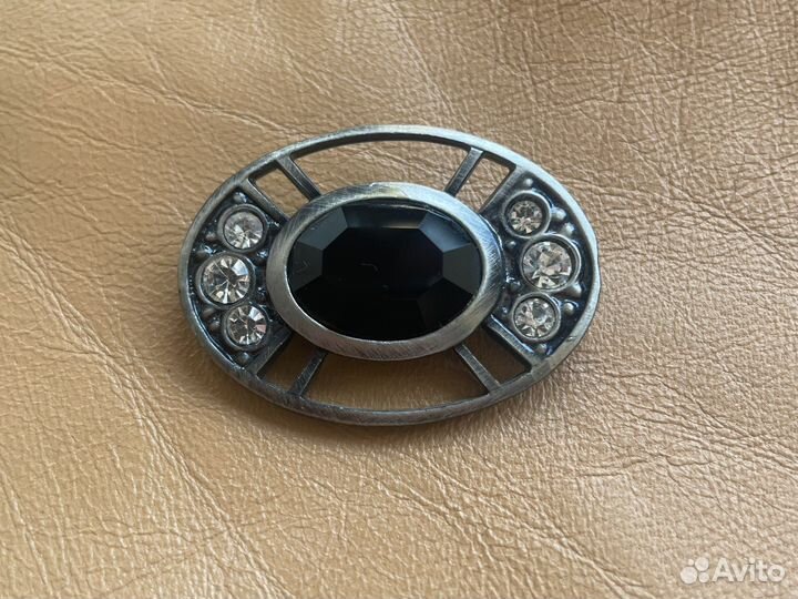 Винтажная брошь в стиле модерн лофт