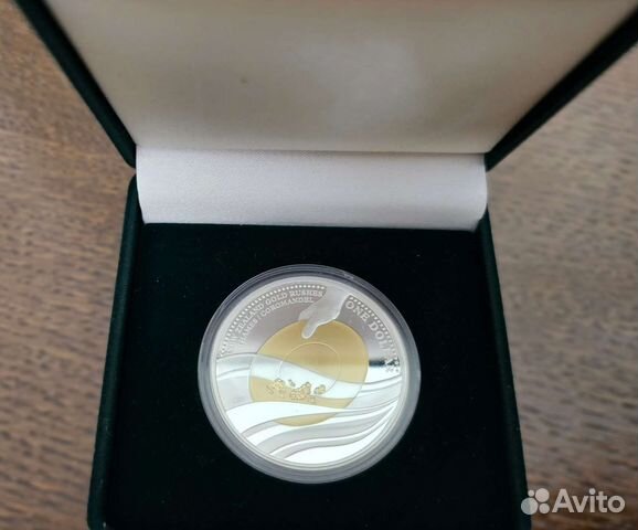 Серебряная монета gold rushes, Новая Зеландия