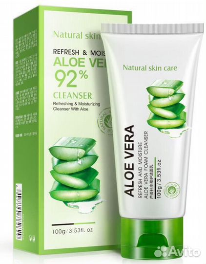 Пенка для умывания с алоэ вера BioAqua