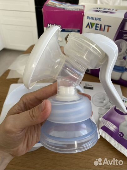 Молокоотсос ручной avent natural
