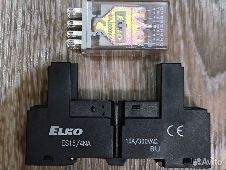 Реле elko 782L/24V AC с цоколем