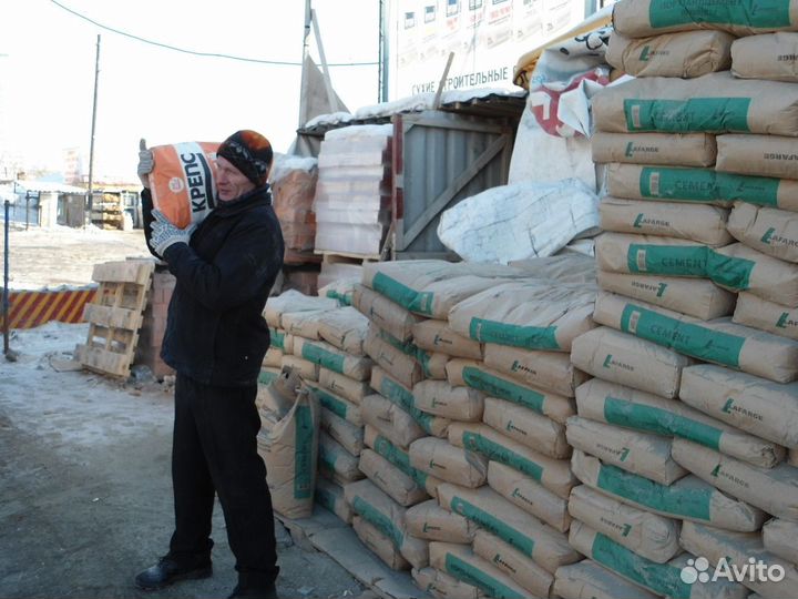 Грузчики на склад строительных материалов