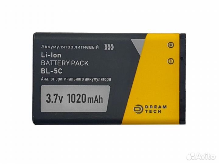 Аккумулятор для телефона dream BL5C 1020mAh 3.7V