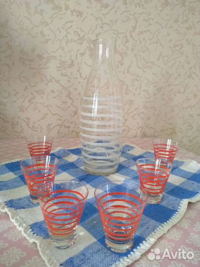 Графин с рюмками СССР