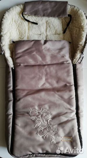 Зимний конверт на овчине Womar