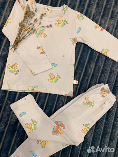 Хлопковая пижама для мальчиков 110,120