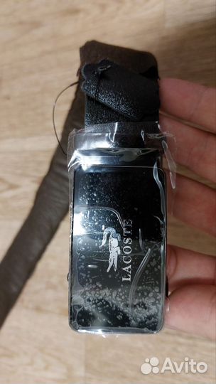 Мужской кожаный ремень Lacoste