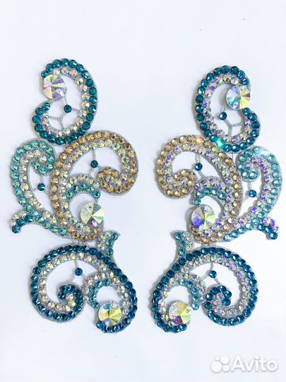 Комплект кружевных аппликаций