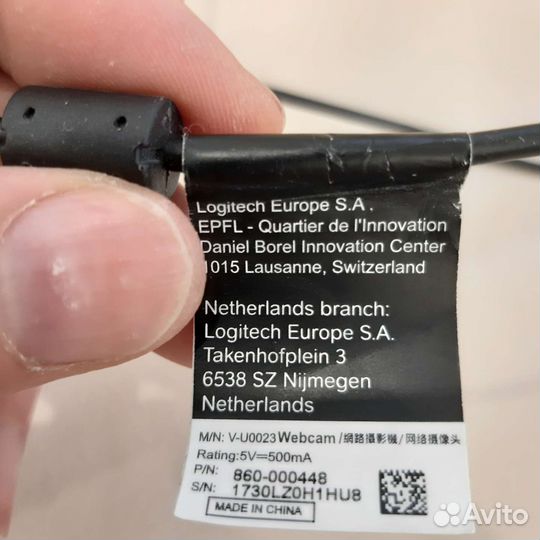 Веб-камера Logitech HD c525