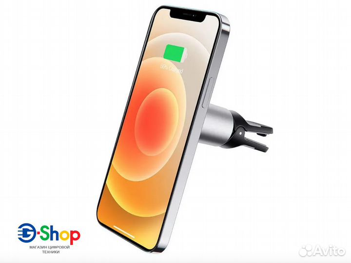 Авто держатель с беспроводной зарядкой Borofone