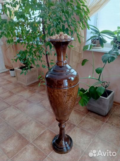 Ваза деревянная