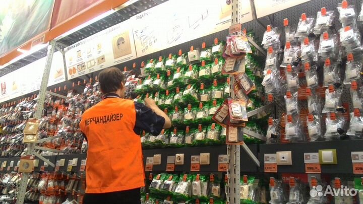 Выкладка товаров в магазине разнорабочий 3/2