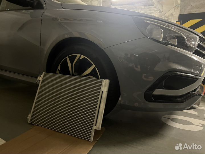 Радиатор (конденсатор) кондиционера LADA vesta