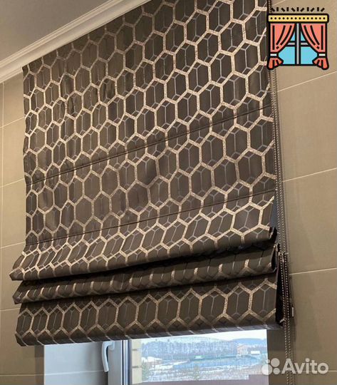 Пошив штор на заказ. Римские шторы