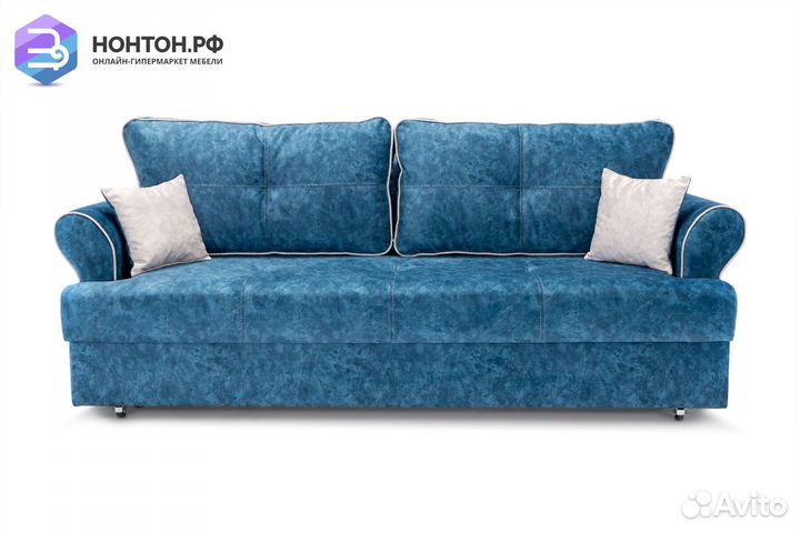 Диван еврокнижка Марсель синий