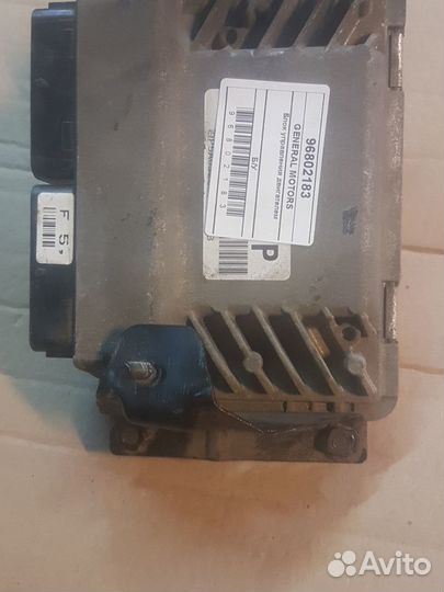 Блок управления двигателем chevrolet spark M200