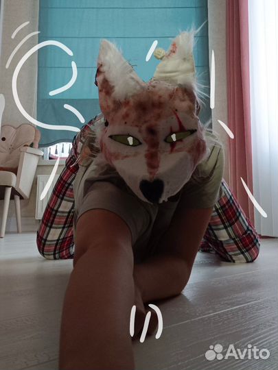 Маска для квадробики, волчица