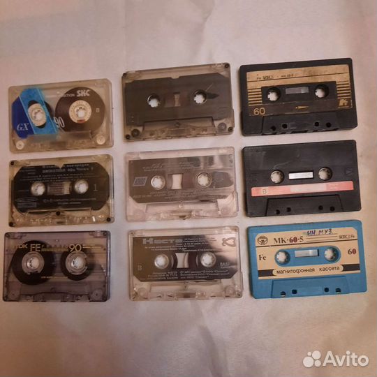 Аудиокассеты с записью